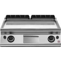 Plancha a gas lisa cromada de sobremesa EM 90/80 FTGS-CR-T