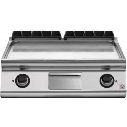 Plancha eléctrica cromada de sobremesa EM 90/80 FTES-CR-T
