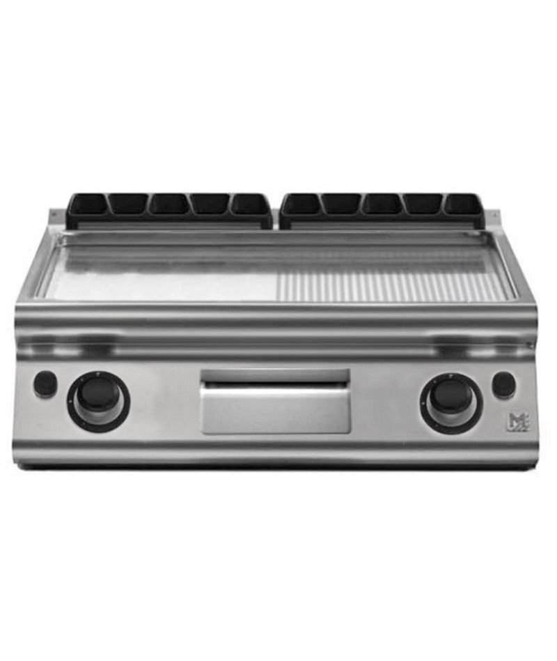 Plancha a gas mixta de sobremesa EM 90/80 FTRGS-T