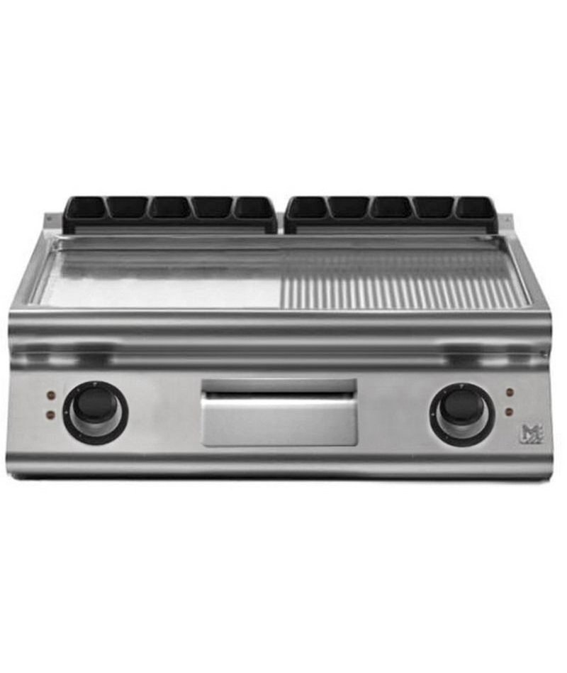 Plancha eléctrica mixta de sobremesa EM 90/80 FTRES-T