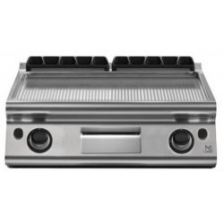 Plancha a gas ondulada de sobremesa EM 90/80 FTRRGS-T