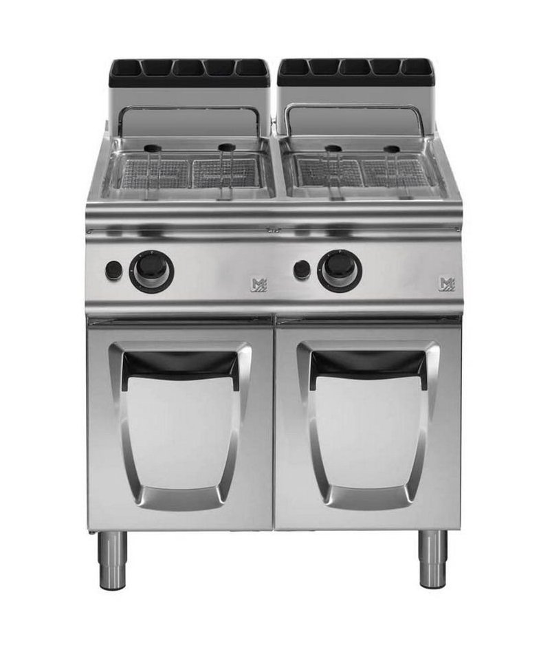 Freidora a gas 2 cubas 17+17L extreme EM 90/80 FRG17VL