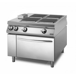 Cocina eléctrica Con horno eléctrico 4 fuegos cuadrados Fondo 1100 Sensation