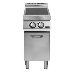 Cocina vitrocerámicas sobre base con puerta 2 zonas de cocción Fondo 700 Pratika