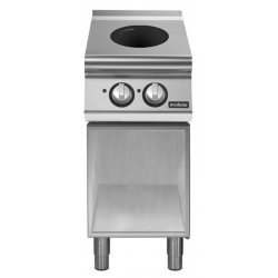 Wok inducción de base abierta 1x5 kW Fondo 700 Pratika