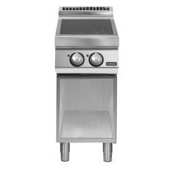 Cocina inducción de base abierta 2 zonas de cocción Fondo 900 Pratika