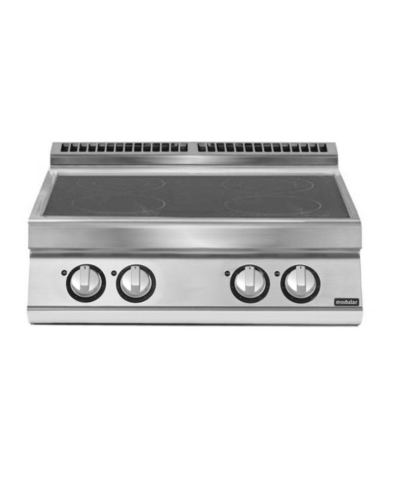 Cocina inducción de sobremesa 4 zonas de cocción Fondo 900 Pratika