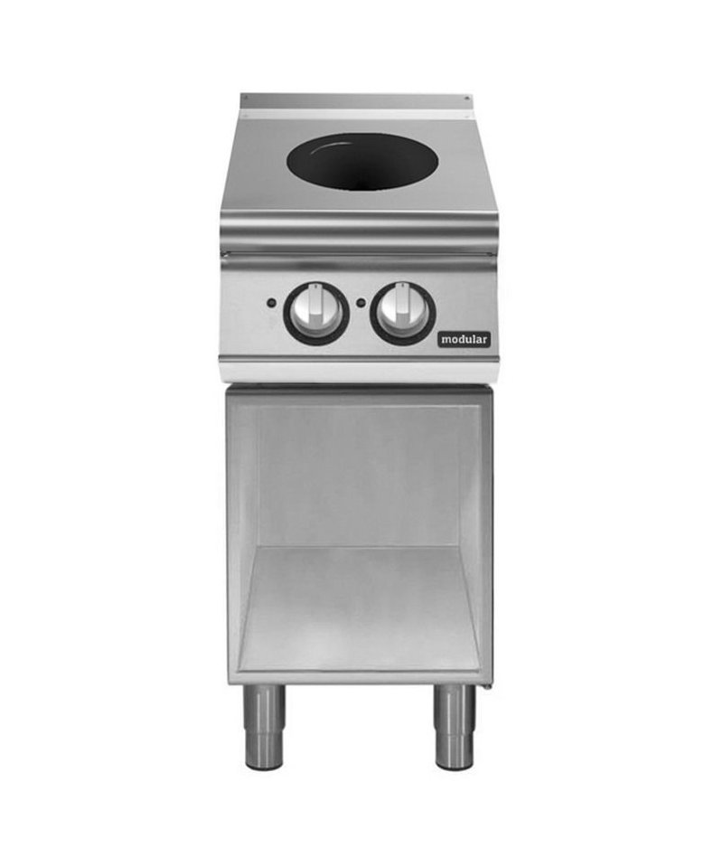 Wok inducción de base abierta Fondo 900 Pratika