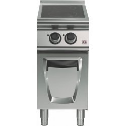 Cocina vitrocerámica sobre base con puerta 2 zonas de cocción Fondo 700 Emotion