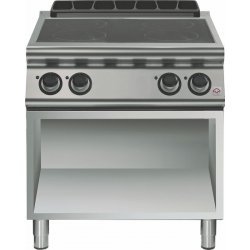 Cocina inducción sobre base con abierta 4 zonas de cocción Fondo 700 Emotion
