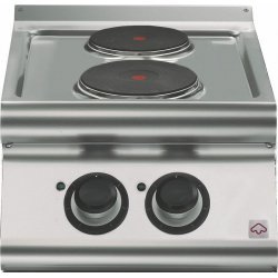 Cocina eléctrica 2 fuegos cuadrados de sobremesa Fondo 900 Emotion