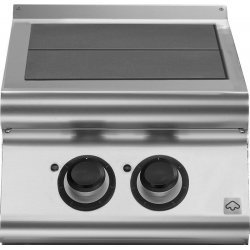 Cocina eléctrica con 2 planchas basculantes de sobremesa Fondo 900 Emotion