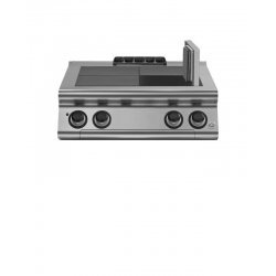 Cocina eléctrica con 4 planchas basculantes de sobremesa Fondo 900 Emotion