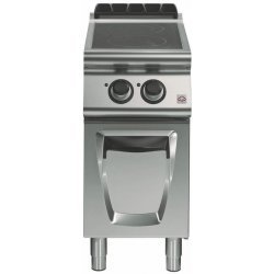Cocina inducción 2 zonas de cocción Ø 280 Base con puerta Fondo 900 Emotion