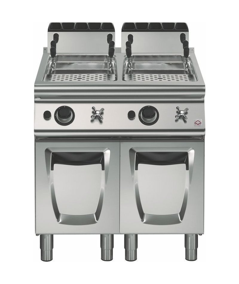 Cuecepasta a Gas 2 cubas 26+26L Fondo 700 Emotion