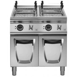 Cuecepasta eléctrico 2 cubas 26L+26L Fondo 700 Emotion