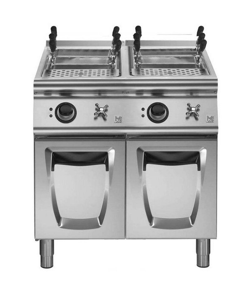 Cuecepasta eléctrico 2 cubas 26L+26L Fondo 700 Emotion