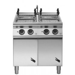 Cuecepasta extreme eléctrico 2 cubas 26L+26L Fondo 700 Emotion