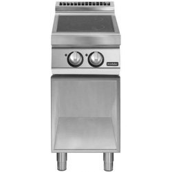 Cocina vitrocerámicas de base abierta 2 zonas de cocción Fondo 700 Pratika