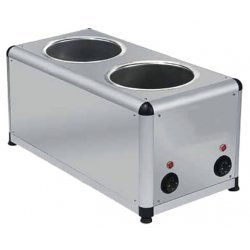 Fundidor de chocolate circular para bañar helados TopChoc 2X7 L