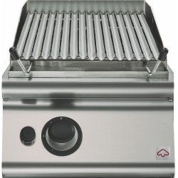 Barbacoa de piedra lávica a gas de sobremesa 7,5 Kw Fondo 700 Emotion