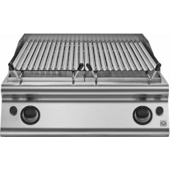 Barbacoa de piedra lávica a gas de sobremesa 19 Kw Fondo 900 Emotion