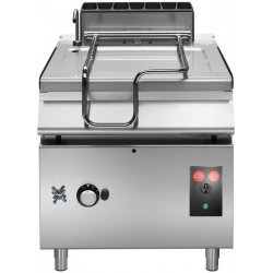 Sartén Basculante a Gas 60L con cubeta de hierro motorizada y Base con puerta Fondo 700 Emotion