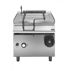 Sartén Basculante eléctrica 60L con cubeta de hierro y Base abierta Fondo 700 Pratika