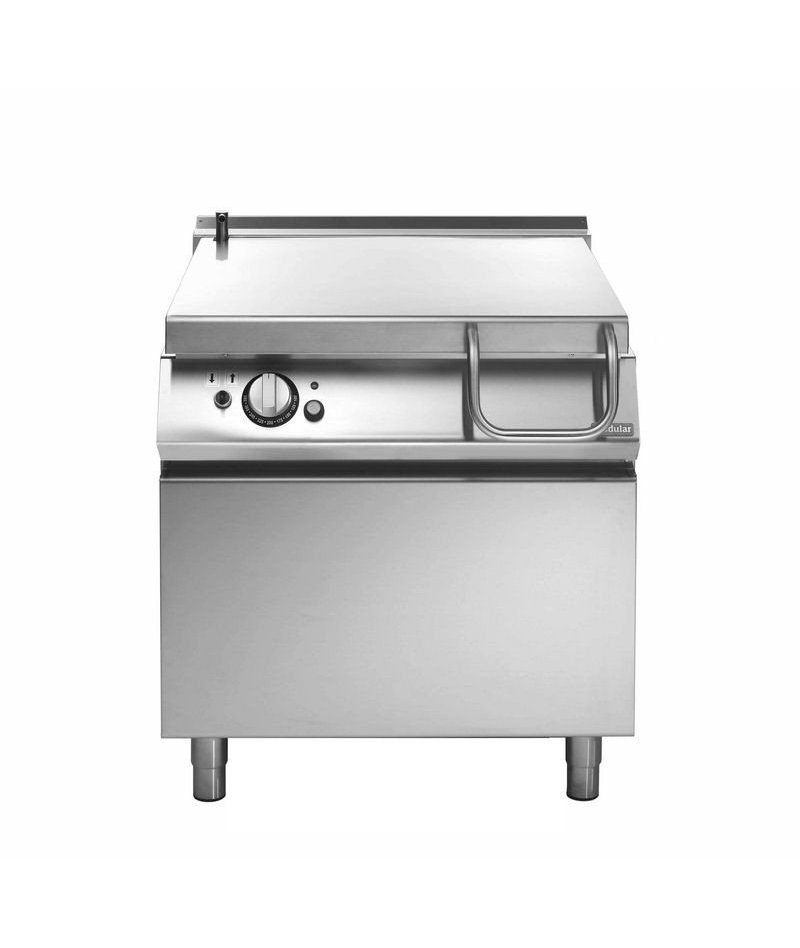 Sartén Basculante a Gas 80L con cubeta de hierro y Base abierta Fondo 900 Pratika