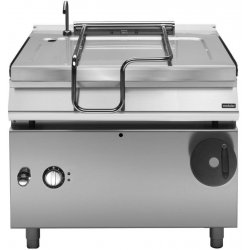 Sartén Basculante eléctrica 120L con cubeta de hierro y Base abierta Fondo 900 Pratika