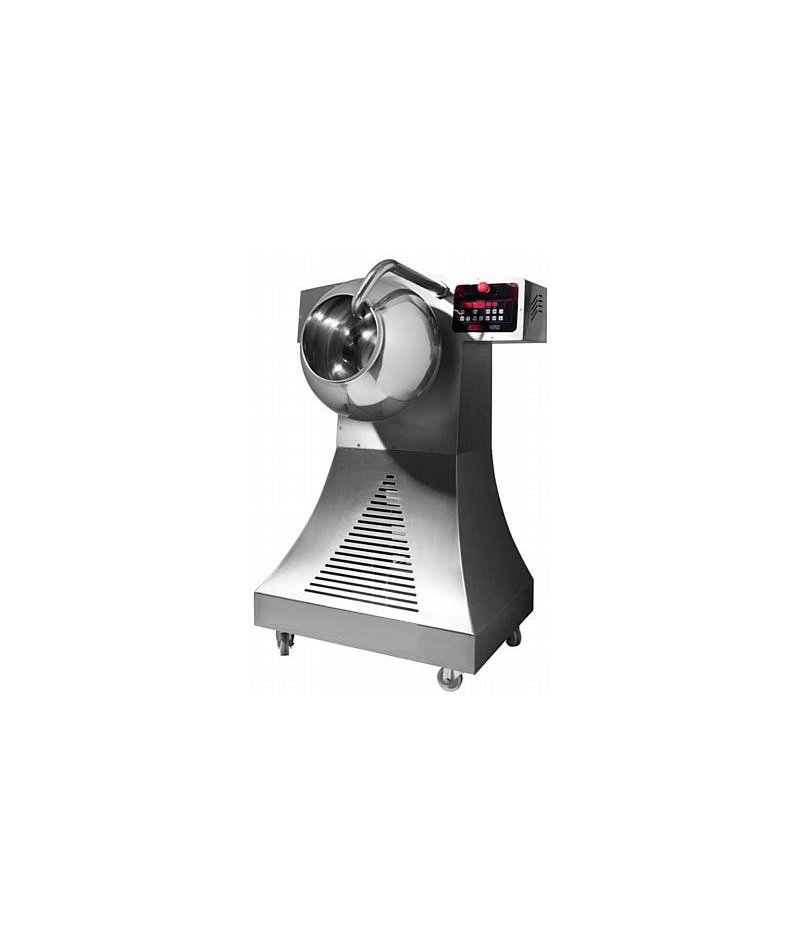 Grageadora de bombo eléctrica 15 kg con aire refrigerado y caliente