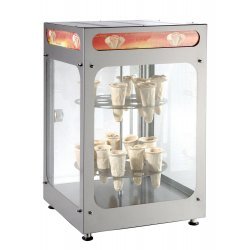 Expositor caliente para conos de pizza 32 conos