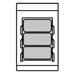 Cuecepastas a gas o eléctrico 40 Lt Fondo 700