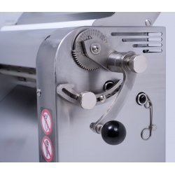 Super Laminadora de doble boca de carga. Gran grosor de carga de 40 mm-Rodillos inox 420mm