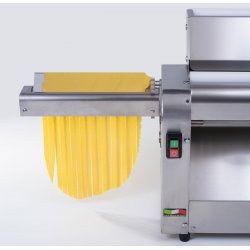 Super Laminadora de doble boca de carga.Gran grosor de carga de 40 mm-Rodillos inox rugosos de 320mm