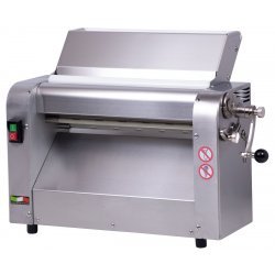 Super Laminadora de doble boca de carga. Gran grosor de carga de 40 mm-Rodillos inox 420mm