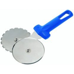 Cortador de pizza de doble rueda para cortar y marcar
