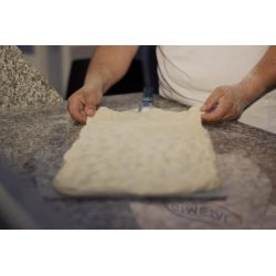 Pala para horno de pizza por metro perforada en aluminio anodizado de 40x60cm y mango de 120cm