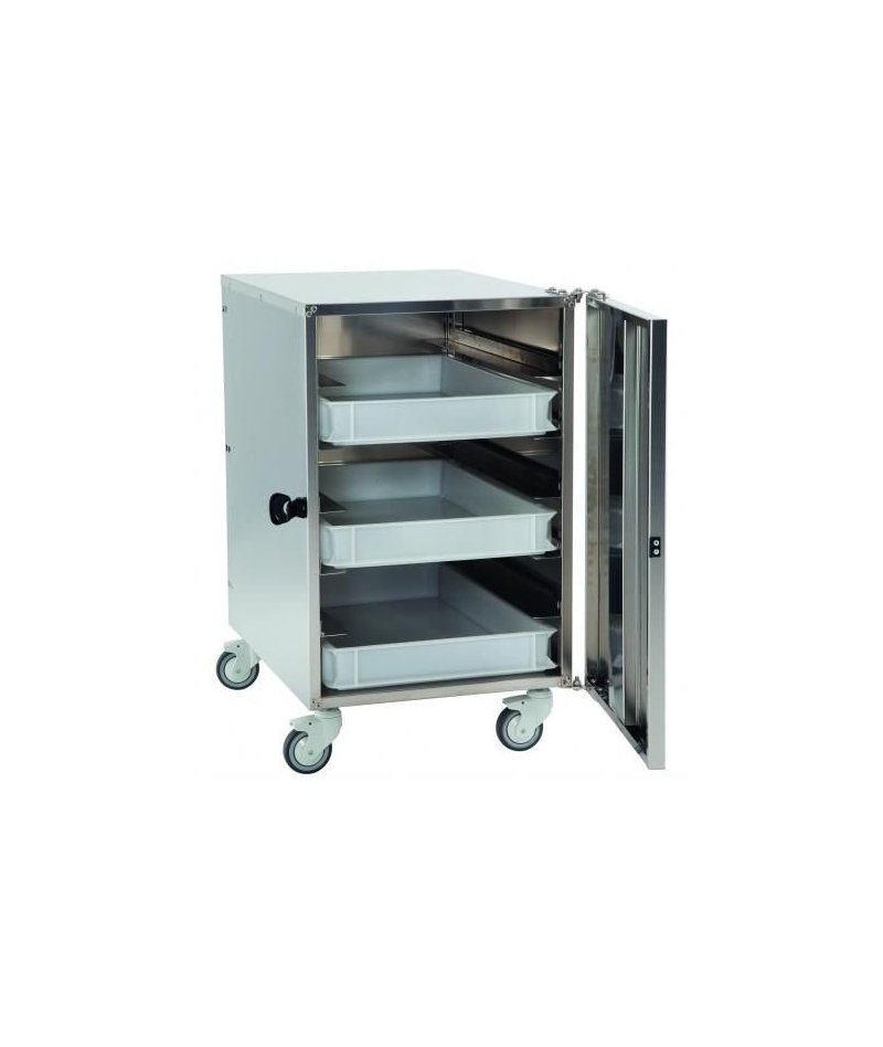 Mueble de transporte de cajas para pizza