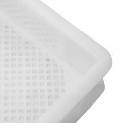 Caja blanca perforada de 40x60x7