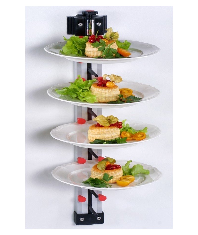 Porta platos de pared para hostelería Plate Mate de 9 platos
