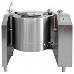 Marmita a vapor indirecta de 113 Litros PTV-100R con basculación eléctrica