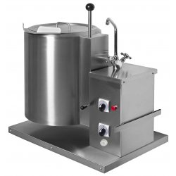 Marmita eléctrica directa de con base 40 Litros PRTE-40T con basculación manual