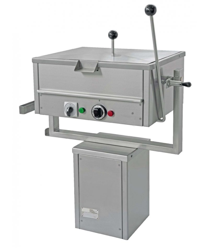 Sartén eléctrica rectangular de 30m litros MNN-1 con basculación manual
