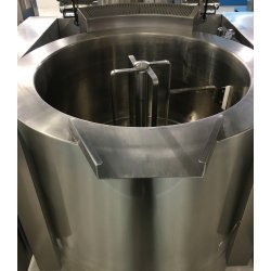 Marmita eléctrica indirecta con mezclador de 330 Litros PERM-320 con basculación eléctrica - 100ºC