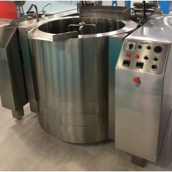 Marmita eléctrica indirecta con mezclador de 330 Litros PERM-320 con basculación eléctrica - 100ºC