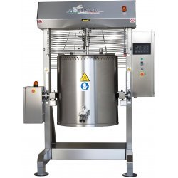 Cocedor de alta temperatura con rascador, variador, basculación motorizada y panel programable C300CSEIA