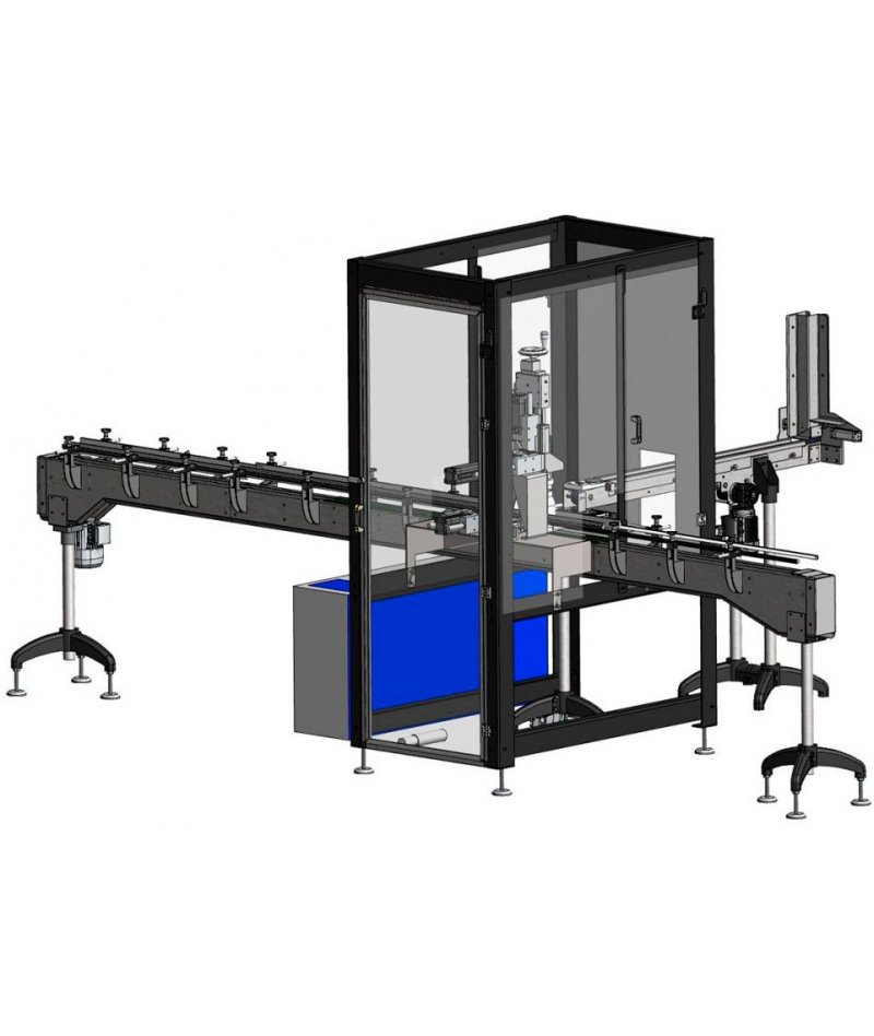 Línea automática para la colocación y el taponado del corcho