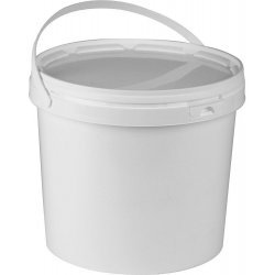 Cerradora de presión para tapas de cubos y latas plásticos o metálicos