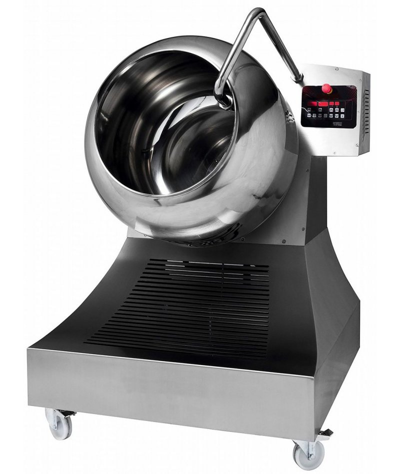 Grageadora de bombo eléctrica 50 kg con aire refrigerado y caliente